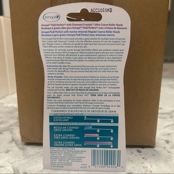 Amope Pedi Perfect Electronic Foot File Refills (Ultra Coarse & Regular) - Picture 5 of 5